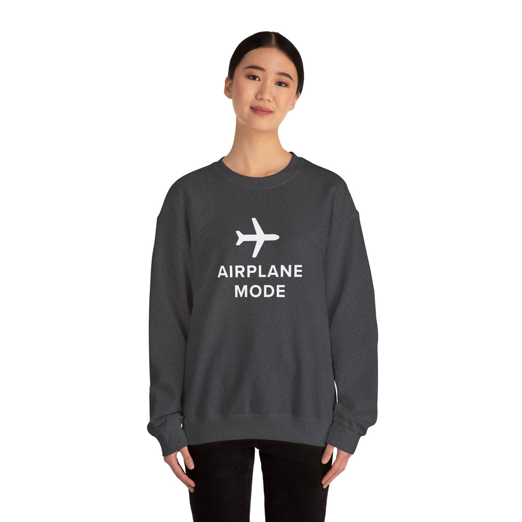 Airplane Mode Vibes Crewneck | Modern Mobster Unisex Sweatshirt