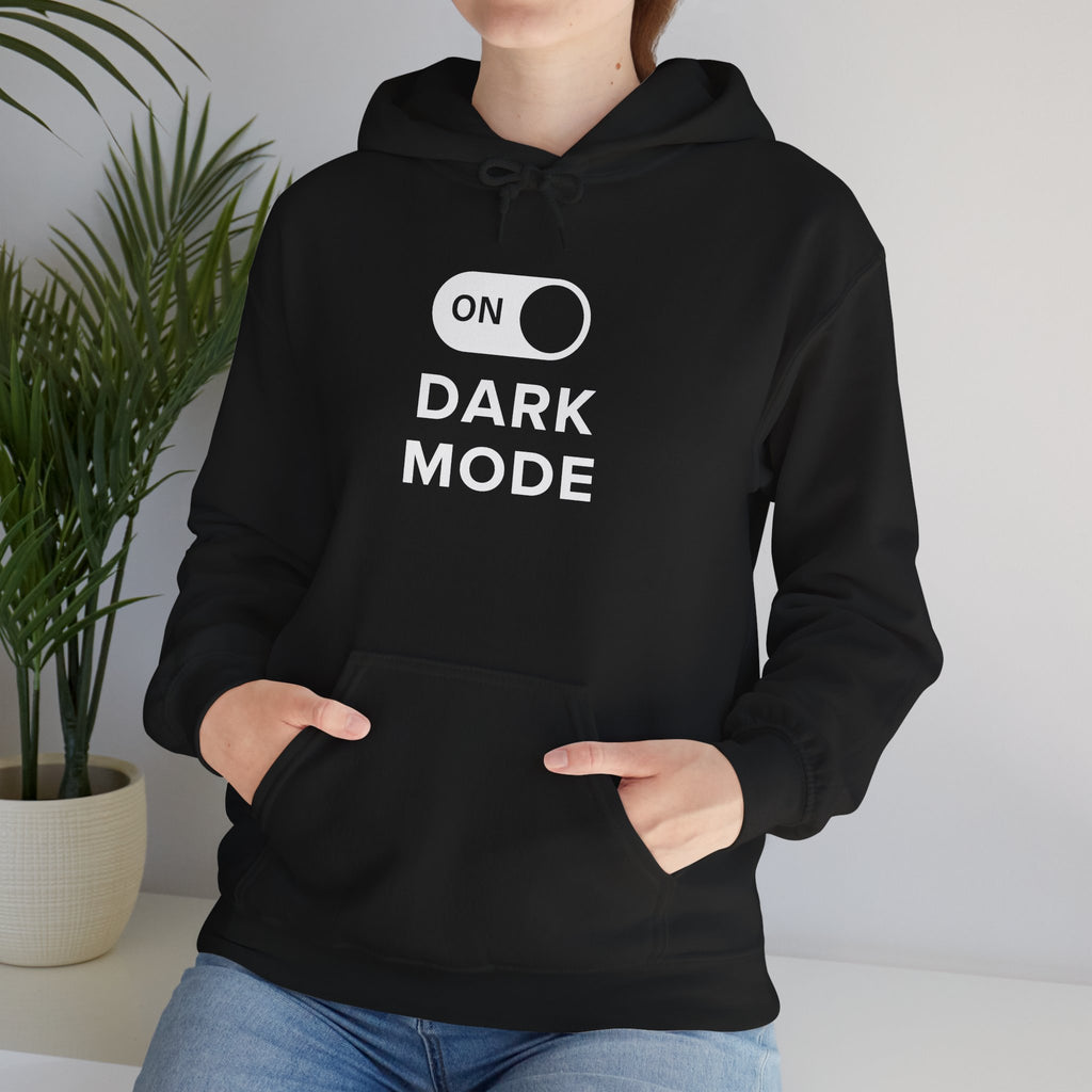 Dark Mode Activated Hoodie | Modern Mobster Unisex Pullover