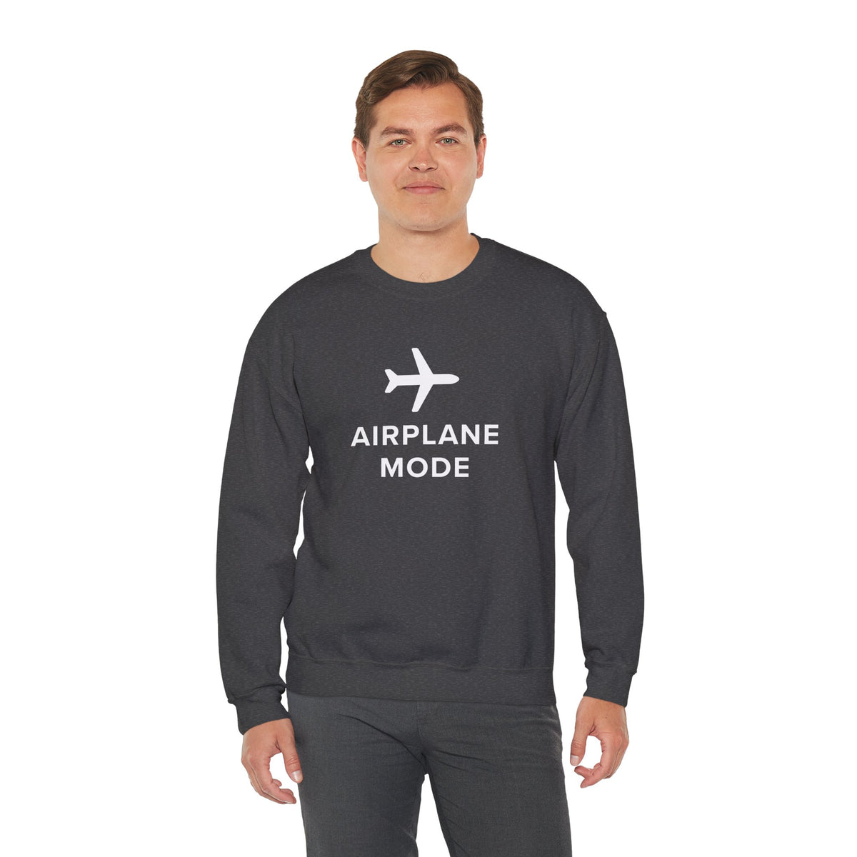 Airplane Mode Vibes Crewneck | Modern Mobster Unisex Sweatshirt