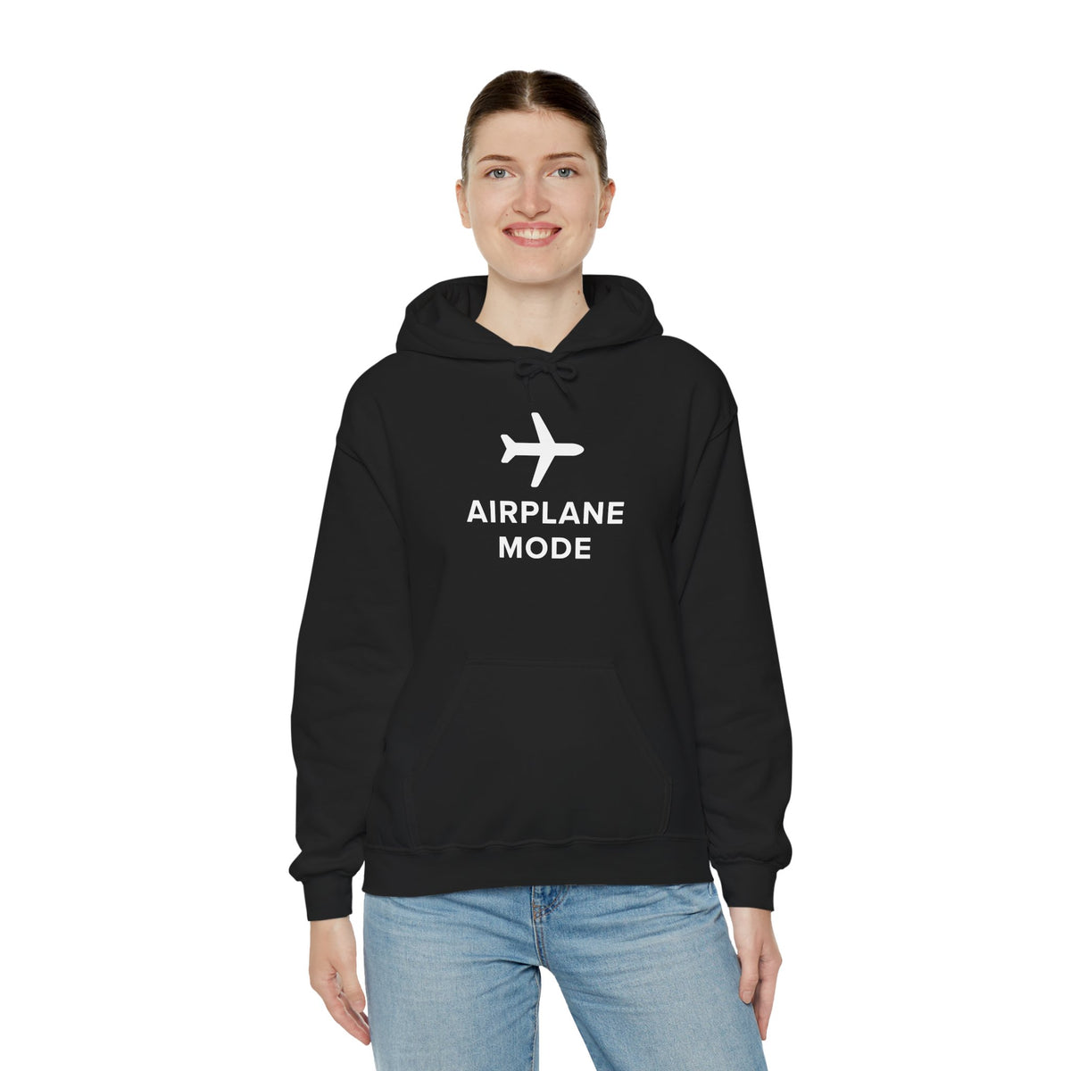 Airplane Mode Vibes Hoodie | Modern Mobster Unisex Pullover