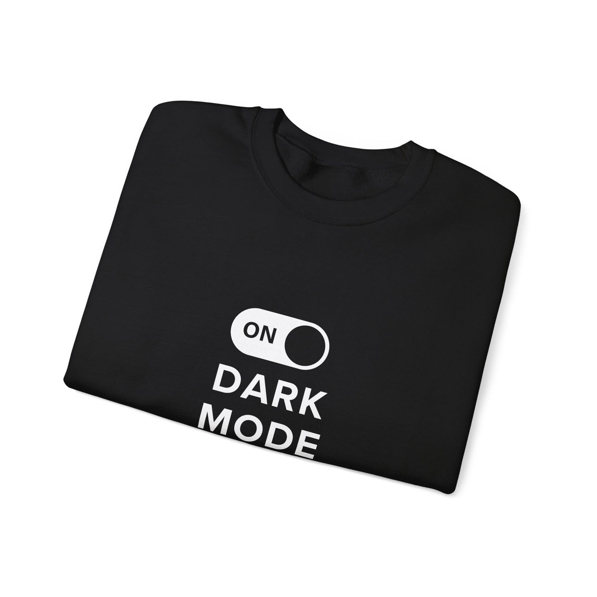Dark Mode Activated Crewneck | Modern Mobster Unisex Sweatshirt