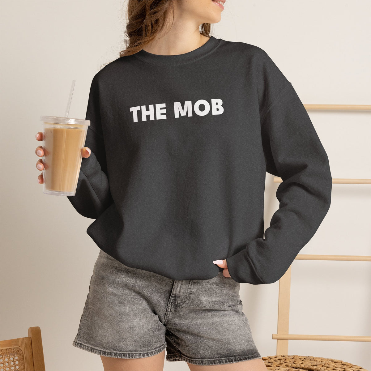 THE MOB Crewneck | Modern Mobster Unisex Sweatshirt
