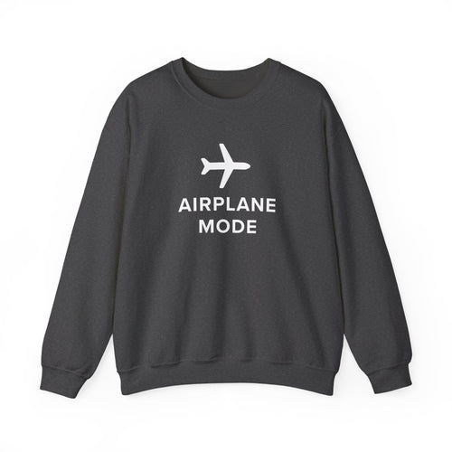 Airplane Mode Vibes Crewneck | Modern Mobster Unisex Sweatshirt