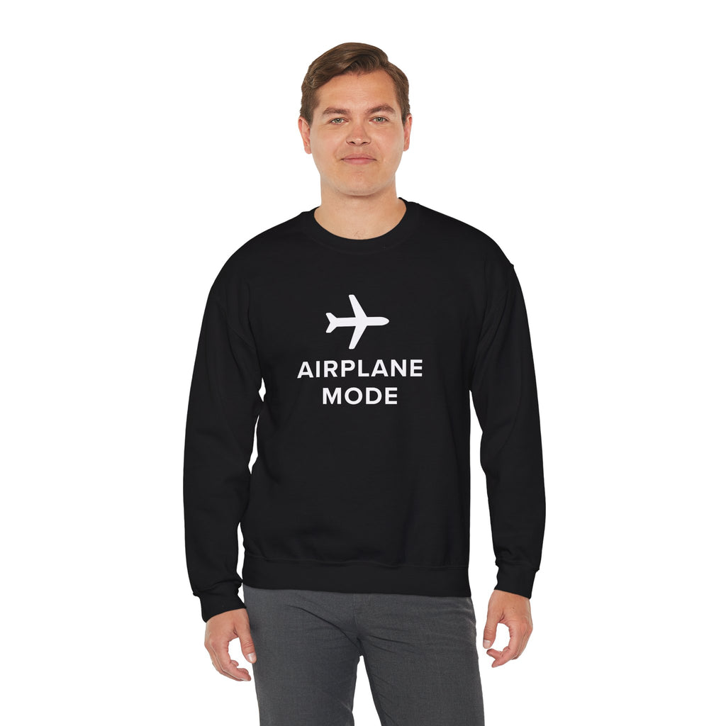 Airplane Mode Vibes Crewneck | Modern Mobster Unisex Sweatshirt