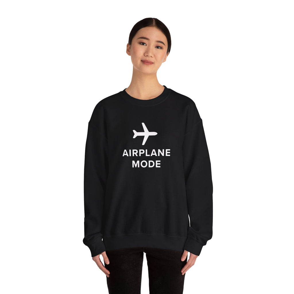 Airplane Mode Vibes Crewneck | Modern Mobster Unisex Sweatshirt