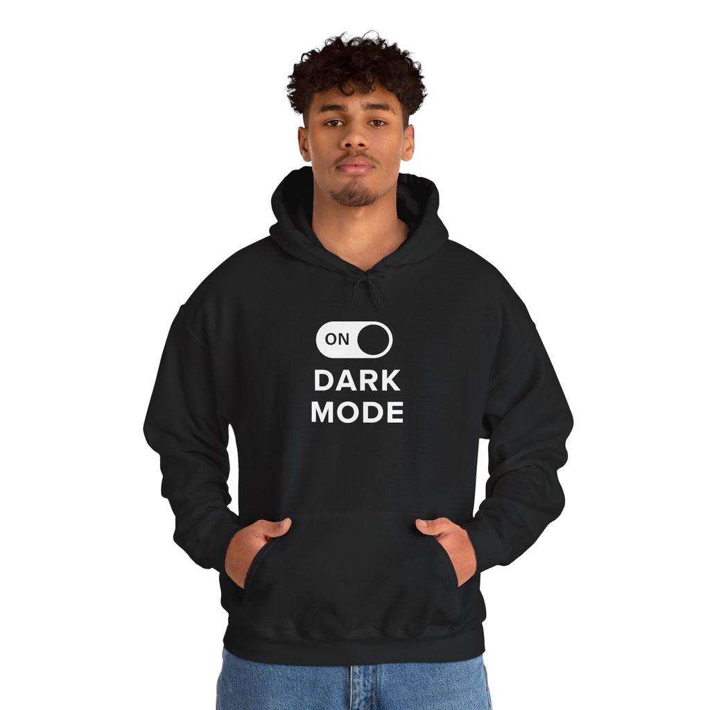 Dark Mode Activated Hoodie | Modern Mobster Unisex Pullover