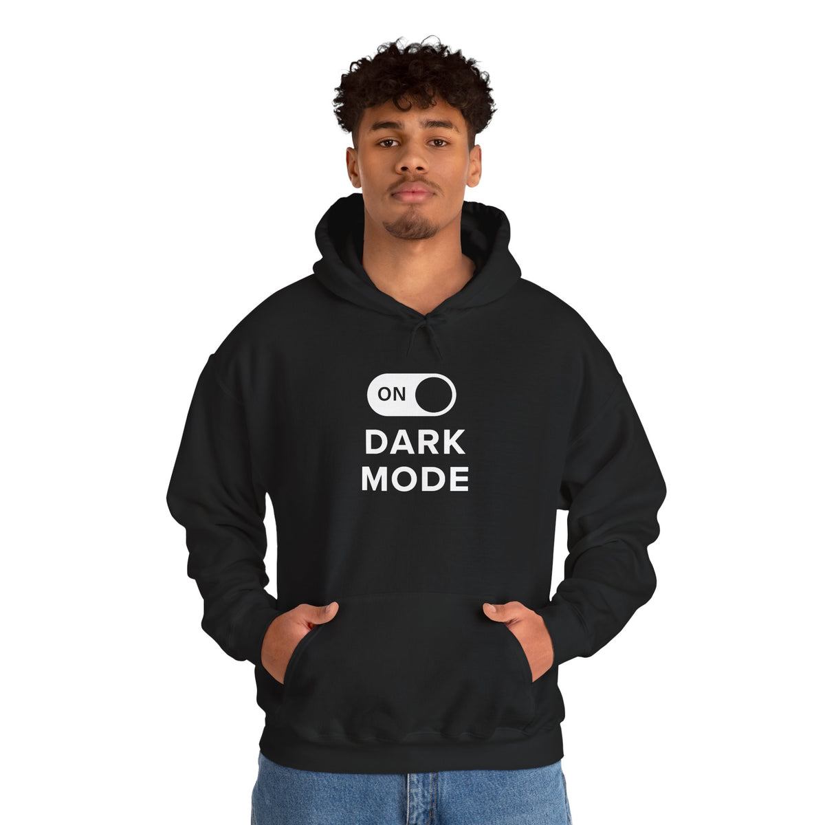 Dark Mode Activated Hoodie | Modern Mobster Unisex Pullover