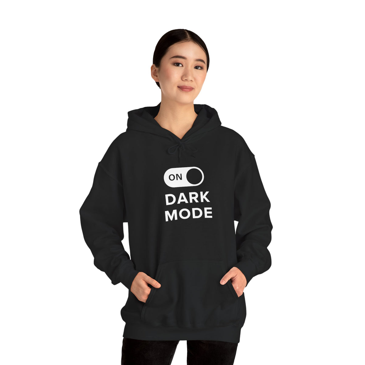 Dark Mode Activated Hoodie | Modern Mobster Unisex Pullover